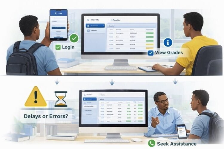 How to Check Examination Results on ARIS 3 UDSM