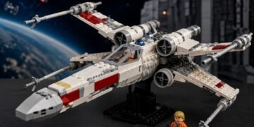 Luke’s Red Five X-Wing Lego