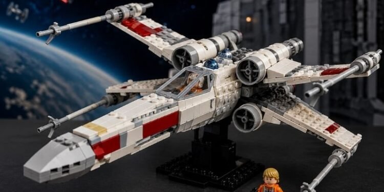 Luke’s Red Five X-Wing Lego